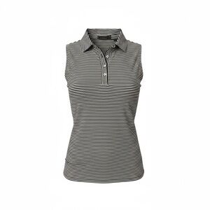 Nike Black and White Striped Sleeveless Top